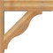Ekena Millwork Funston Block Rough Sawn Outlooker, Western Red Cedar, 8"W x 30"D x 30"H OUT08X30X30FST05RWR - alternate 4